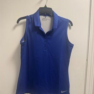 Nike Women's Royal Blue Sleeveless Tank Top